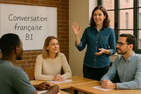 Foto mit Menschen im Unterricht