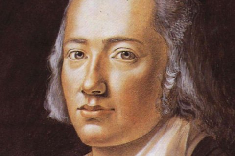 Das Bild zeigt das Portr&auml;t von Friedrich H&ouml;lderlin, ein Pastell des K&uuml;nstlers Franz Karl Hiemer 1792. 