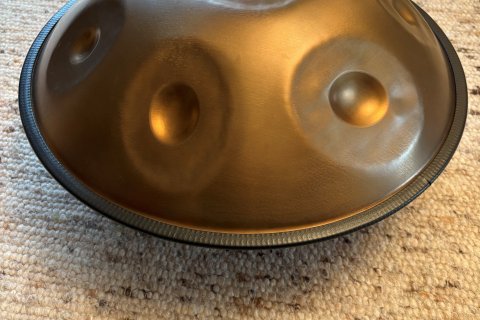 Foto einer Handpan. 
