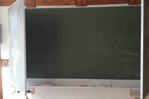 Bild von leerer Schultafel