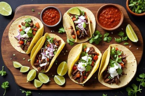Foto von Mexikanischem Essen (Tacos)